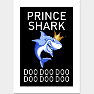 Prince Shark Doo Doo Doo Posters and Art